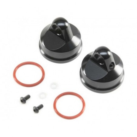 Shock Cap, Aluminum, Black...