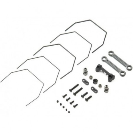 Rear Sway Bar Set, Laydown:...