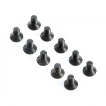 Flat Head Screws, M4x8mm (10)