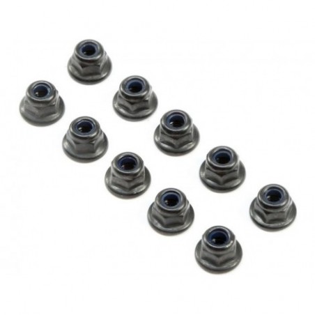 M3 Flanged Lock Nuts (10)