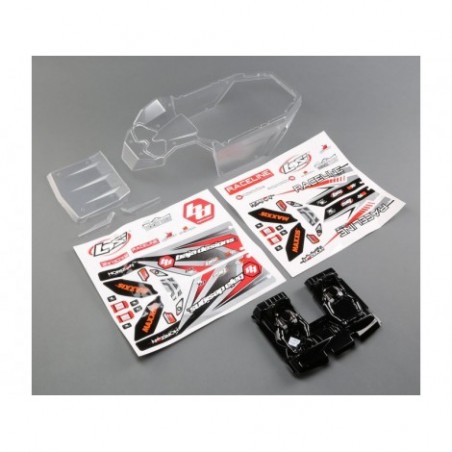 Losi Body Set, Clear:...
