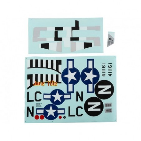 E-flite Decal Sheet: P-51D...
