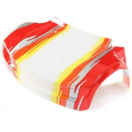 Losi Front Hood, Red: Super...