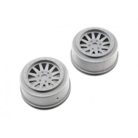 Losi Wheels, Silver (2):...