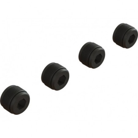 Arrma Hub Nut (Red) (4)
