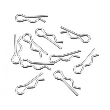 Arrma Body Clip 6mm Black (10)