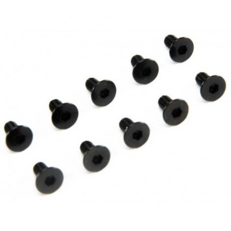 Axial M3x6mm, Flat Head...