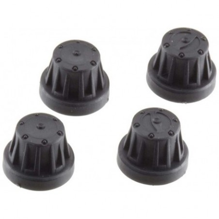 Axial Hub Cover Set Black (4)