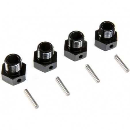 Losi 17mm Wheel Hex, Black...