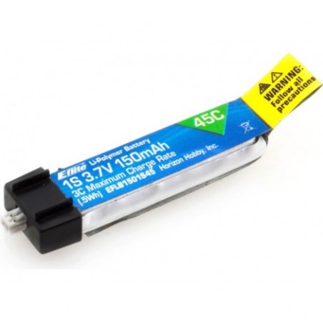 150mAh 1S 3.7V 45C LiPo...