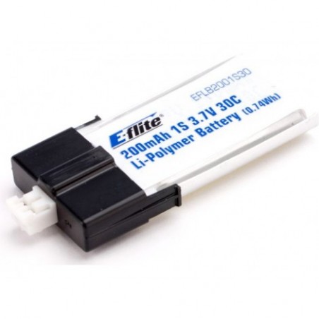 200mAh 1S 3.7V 30C LiPo...