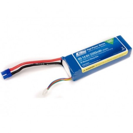 3300mAh 4S 14.8V 50C LiPo,...