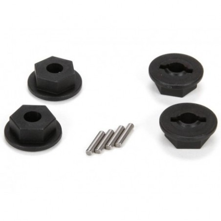 Wheel Hex w/Pins (4): TEN MT