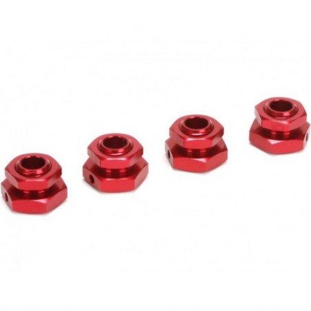 20mm Wheel Hex Set, Red:...