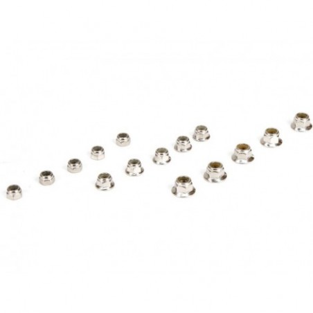 Locknut, Set, (15): 1:5 4wd