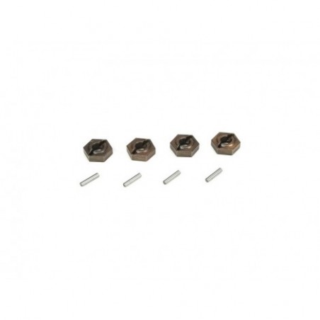 Wheel Hex (4) w/Pins: TEN-SCTE