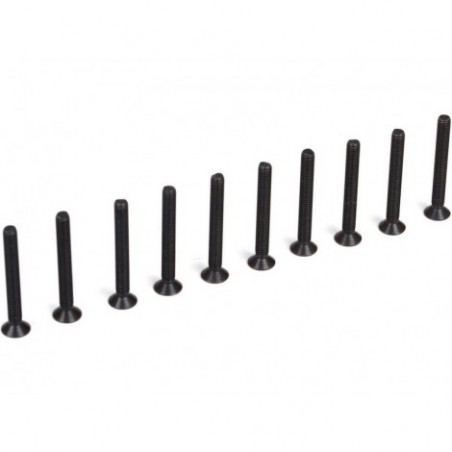 Flat Head Screws, M3 x 25mm...
