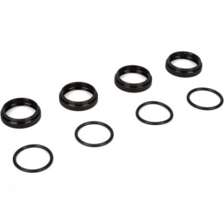 16mm Shock Nuts & O-rings:...
