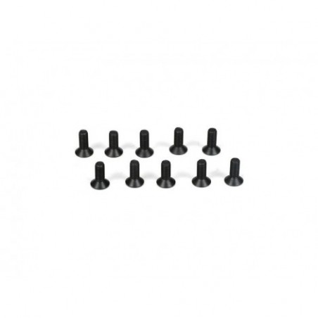 Flathead Screws, M3 x 8mm (10)